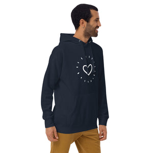 HEART AGLOW Unisex Hoodie