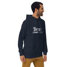 Load image into Gallery viewer, BRAVE AND STRONG Unisex Hoodie
