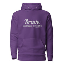 Load image into Gallery viewer, BRAVE AND STRONG Unisex Hoodie
