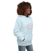 Load image into Gallery viewer, MODERN ART RED SWIRL Unisex Hoodie
