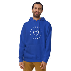 HEART AGLOW Unisex Hoodie