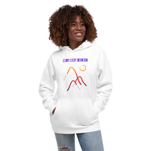 Load image into Gallery viewer, CLIMB EVERY MOUNTAIN Unisex Hoodie
