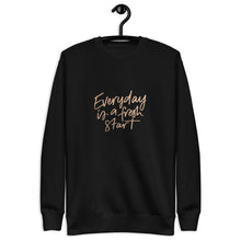 Load image into Gallery viewer, EVERYDAY A FRESH START Unisex Premium Sweatshirt
