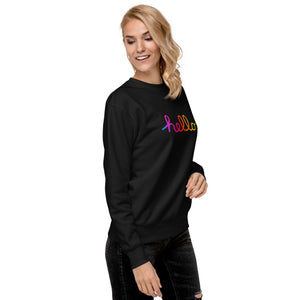 HELLO Unisex Premium Sweatshirt