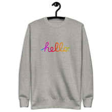 Load image into Gallery viewer, HELLO Unisex Premium Sweatshirt
