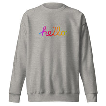 Load image into Gallery viewer, HELLO Unisex Premium Sweatshirt
