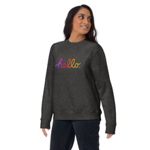 Load image into Gallery viewer, HELLO Unisex Premium Sweatshirt
