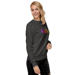 HELLO Unisex Premium Sweatshirt