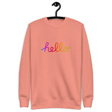 Load image into Gallery viewer, HELLO Unisex Premium Sweatshirt
