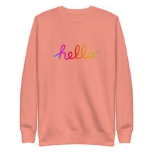 Load image into Gallery viewer, HELLO Unisex Premium Sweatshirt
