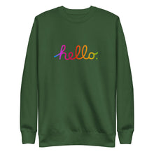 Load image into Gallery viewer, HELLO Unisex Premium Sweatshirt
