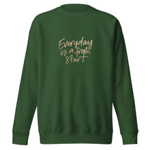 Load image into Gallery viewer, EVERYDAY A FRESH START Unisex Premium Sweatshirt
