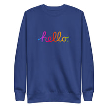 Load image into Gallery viewer, HELLO Unisex Premium Sweatshirt
