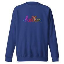 Load image into Gallery viewer, HELLO Unisex Premium Sweatshirt
