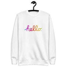 Load image into Gallery viewer, HELLO Unisex Premium Sweatshirt
