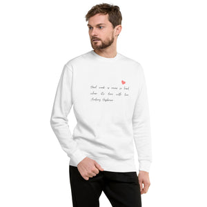 WORK LOVE Unisex Premium Sweatshirt