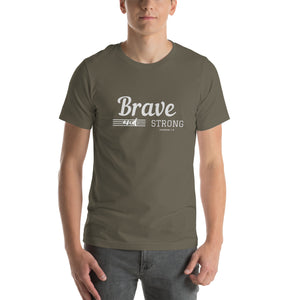 BRAVE AND STRONG Unisex t-shirt