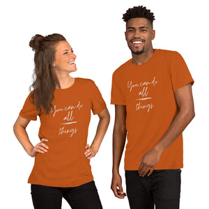 YOU CAN DO ALL THINGS Unisex t-shirt