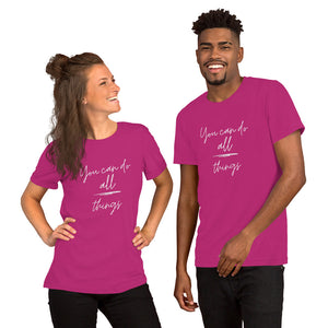 YOU CAN DO ALL THINGS Unisex t-shirt