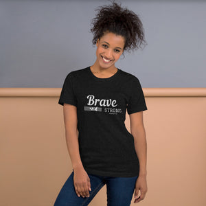 BRAVE AND STRONG Unisex t-shirt