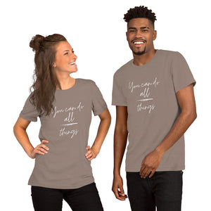 YOU CAN DO ALL THINGS Unisex t-shirt