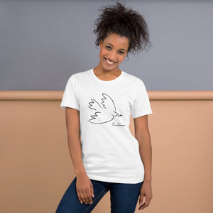 PICASSO PEACE DOVE Unisex t-shirt