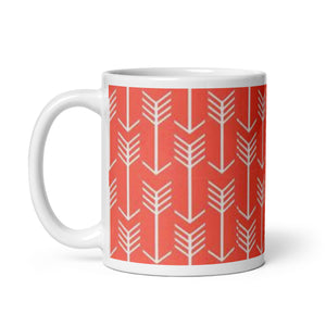 ARROWS-ORANGE mug