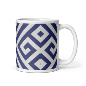 BLUE AND WHITE mug