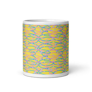 CELEBRATE White glossy mug