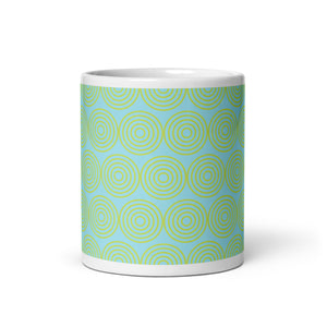 OCEAN White glossy mug