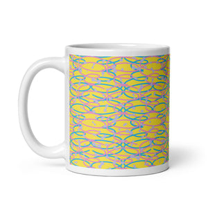 CELEBRATE White glossy mug