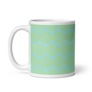 OCEAN White glossy mug