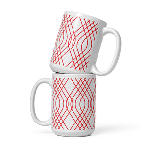 WHITE AND RED Mug