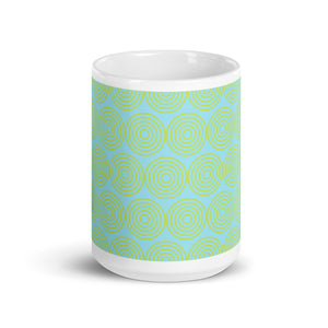 OCEAN White glossy mug