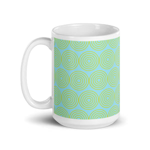 OCEAN White glossy mug