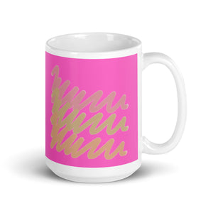 VOGUE White glossy mug