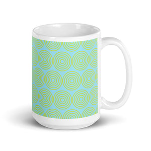 OCEAN White glossy mug