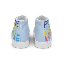 Load image into Gallery viewer, LOVE JOY PEACE HOPE Women’s high top canvas shoes
