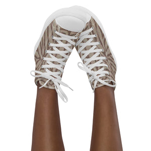 LUXE Women’s high top canvas shoes