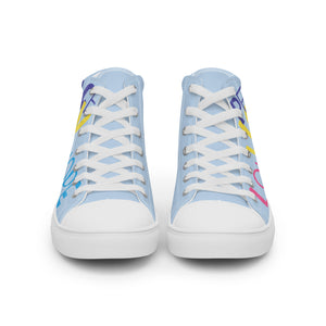 LOVE JOY PEACE HOPE Women’s high top canvas shoes