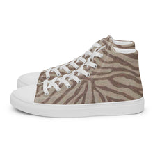 Load image into Gallery viewer, LUXE Women’s high top canvas shoes
