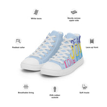 Load image into Gallery viewer, LOVE JOY PEACE HOPE Women’s high top canvas shoes
