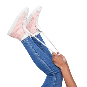 Women’s high top canvas shoes