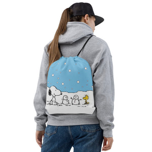 SNOOPY SNOW Drawstring bag