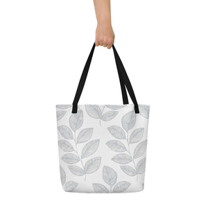 GRAY  Large Tote Bag