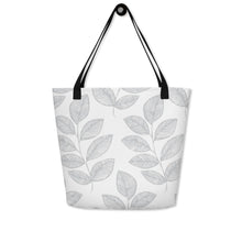 Load image into Gallery viewer, GRAY  Large Tote Bag
