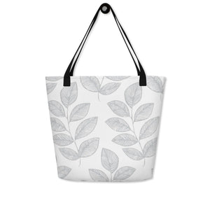 GRAY  Large Tote Bag