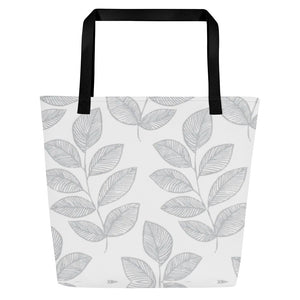 GRAY  Large Tote Bag