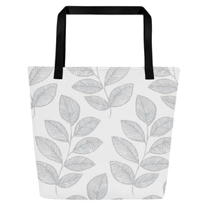 GRAY  Large Tote Bag