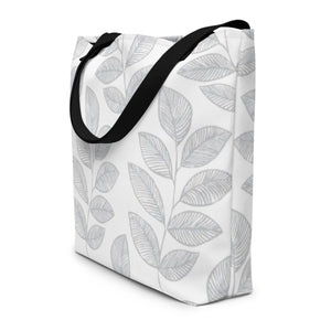 GRAY  Large Tote Bag